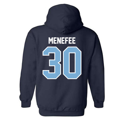 The Citadel - NCAA Men's Basketball : Logan Menefee - Classic Shersey Hooded Sweatshirt-1