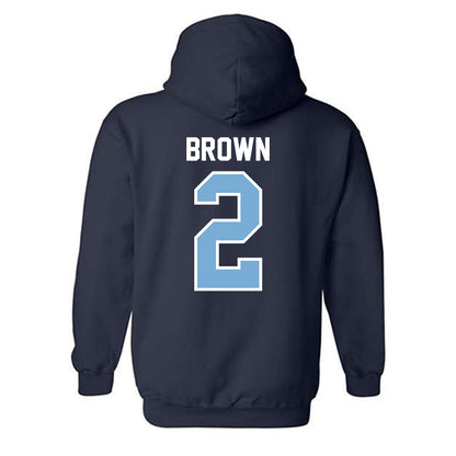The Citadel - NCAA Football : Zyion Brown - Classic Shersey Hooded Sweatshirt-1