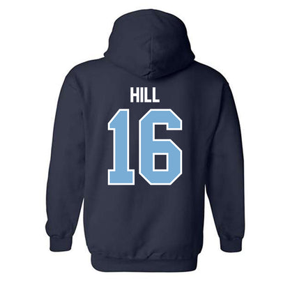 The Citadel - NCAA Football : Xavier Hill - Classic Shersey Hooded Sweatshirt-1