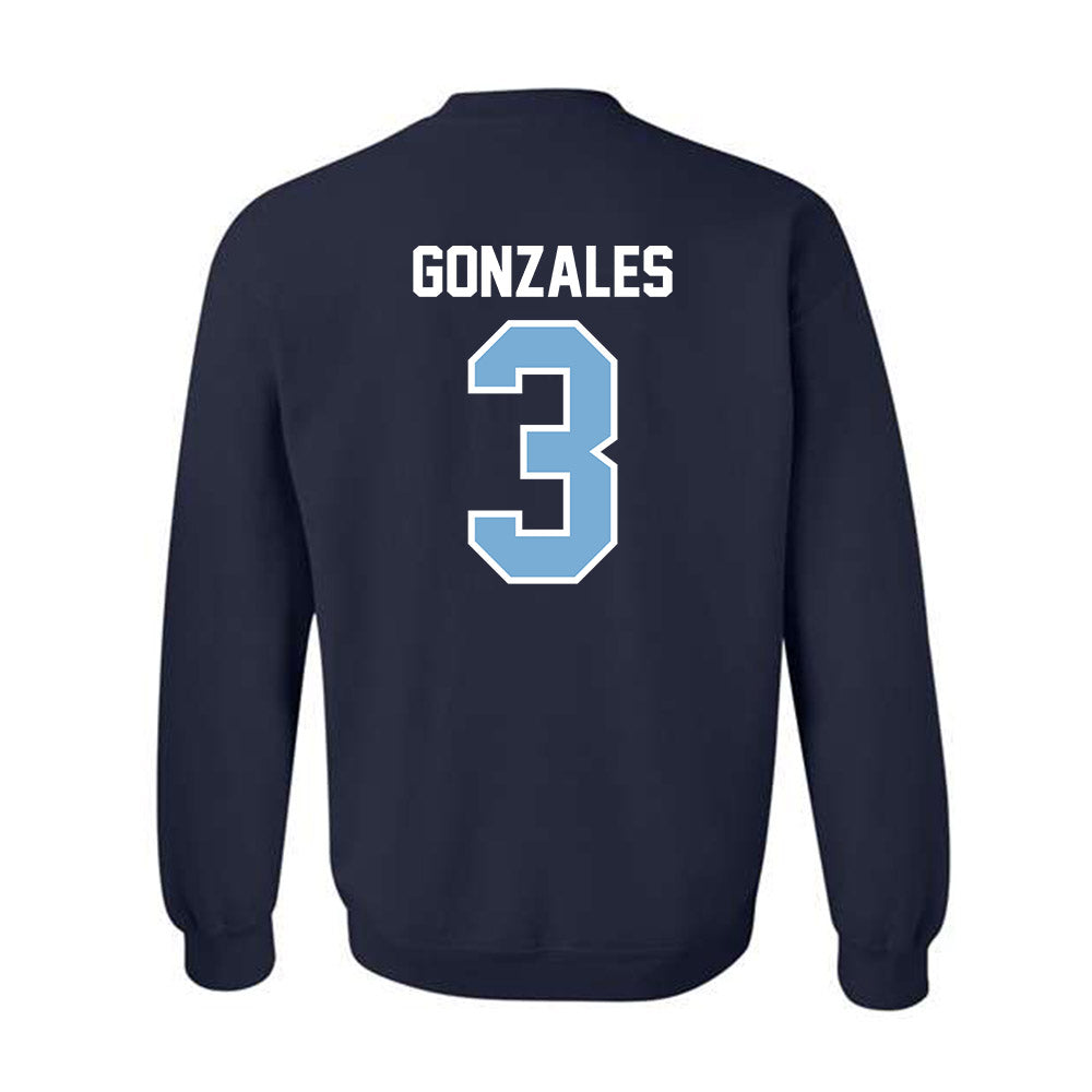 The Citadel - NCAA Men's Basketball : Marcos Gonzales - Classic Shersey Crewneck Sweatshirt-1