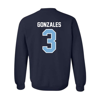 The Citadel - NCAA Men's Basketball : Marcos Gonzales - Classic Shersey Crewneck Sweatshirt-1