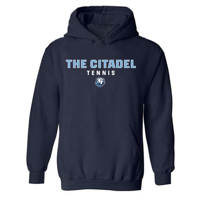 The Citadel - NCAA Men's Tennis : Michael Csipkay - Classic Shersey Hooded Sweatshirt-0