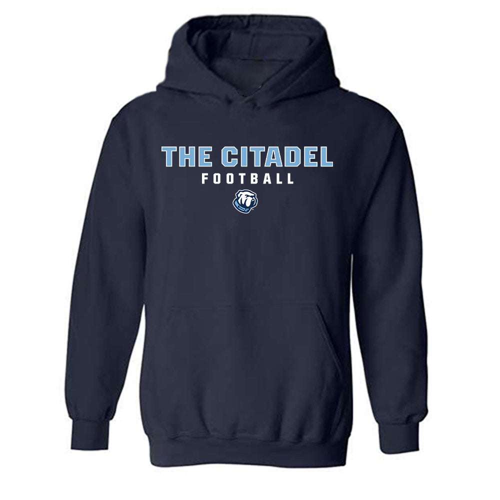 The Citadel - NCAA Football : Jordan Jenkins - Classic Shersey Hooded Sweatshirt-0