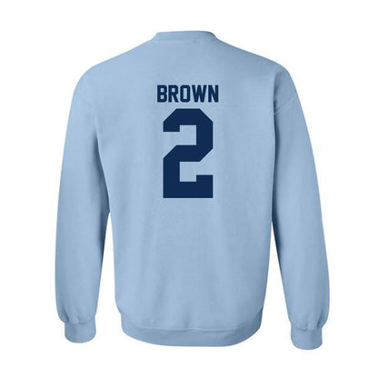 The Citadel - NCAA Football : Zyion Brown - Classic Shersey Crewneck Sweatshirt-1