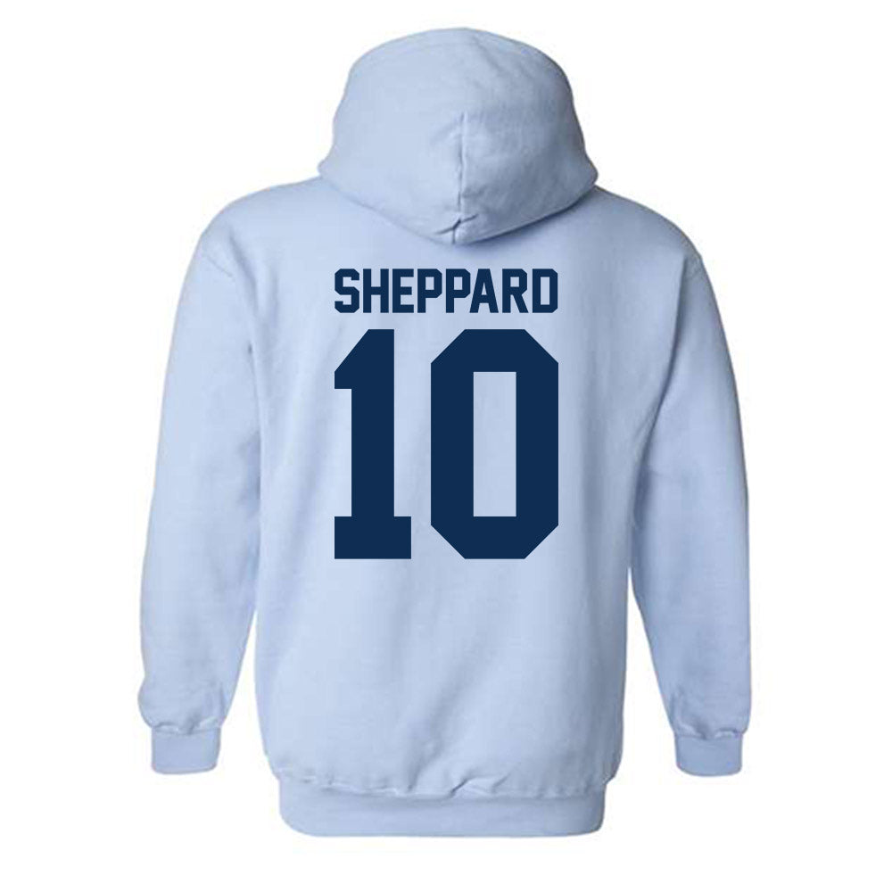 The Citadel - NCAA Football : DAngelo Sheppard - Classic Shersey Hooded Sweatshirt-1