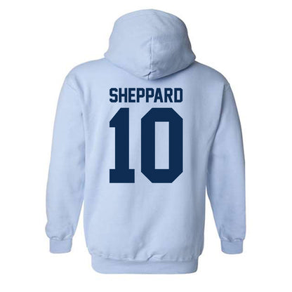 The Citadel - NCAA Football : DAngelo Sheppard - Classic Shersey Hooded Sweatshirt-1