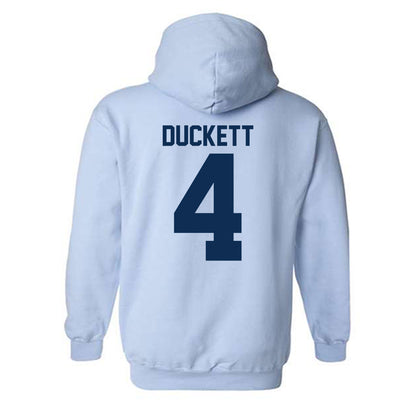 The Citadel - NCAA Football : Jaden Duckett - Classic Shersey Hooded Sweatshirt-1