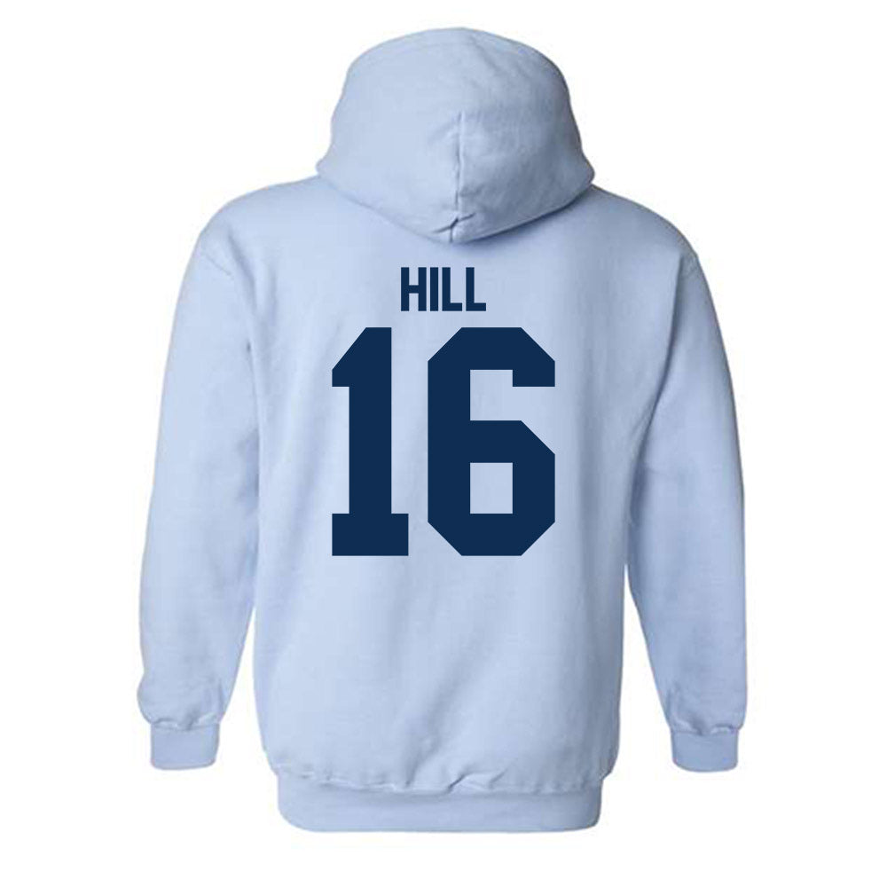 The Citadel - NCAA Football : Xavier Hill - Classic Shersey Hooded Sweatshirt-1