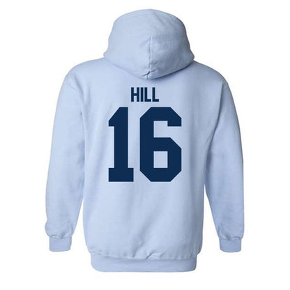 The Citadel - NCAA Football : Xavier Hill - Classic Shersey Hooded Sweatshirt-1