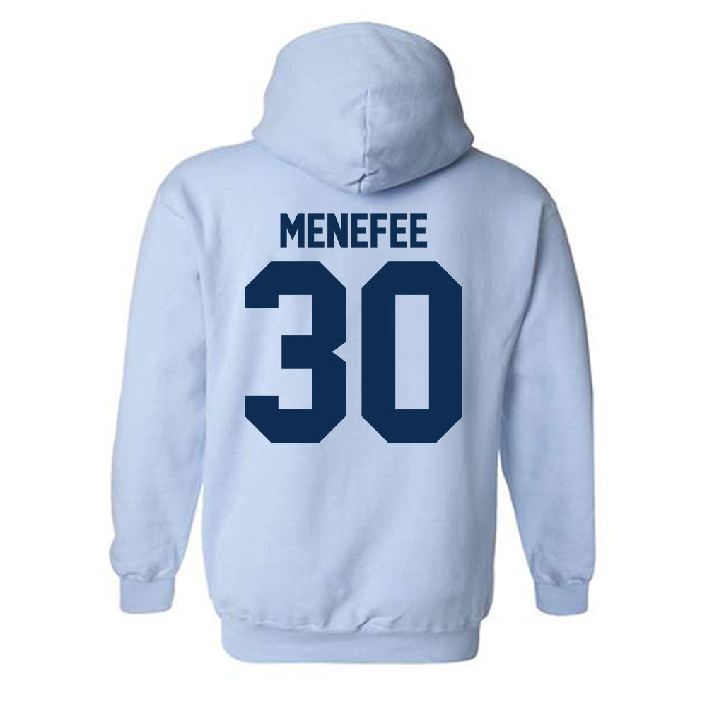 The Citadel - NCAA Men's Basketball : Logan Menefee - Classic Shersey Hooded Sweatshirt-1