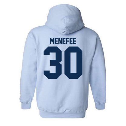 The Citadel - NCAA Men's Basketball : Logan Menefee - Classic Shersey Hooded Sweatshirt-1