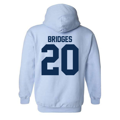 The Citadel - NCAA Football : Khaleb Bridges - Classic Shersey Hooded Sweatshirt-1