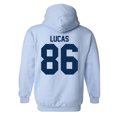 The Citadel - NCAA Football : Noah Lucas - Classic Shersey Hooded Sweatshirt-1