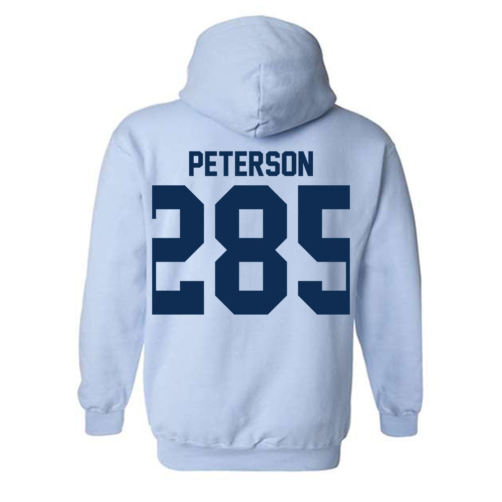The Citadel - NCAA Wrestling : Lance Peterson - Classic Shersey Hooded Sweatshirt-1