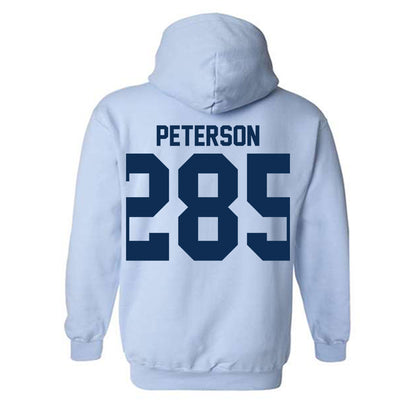 The Citadel - NCAA Wrestling : Lance Peterson - Classic Shersey Hooded Sweatshirt-1