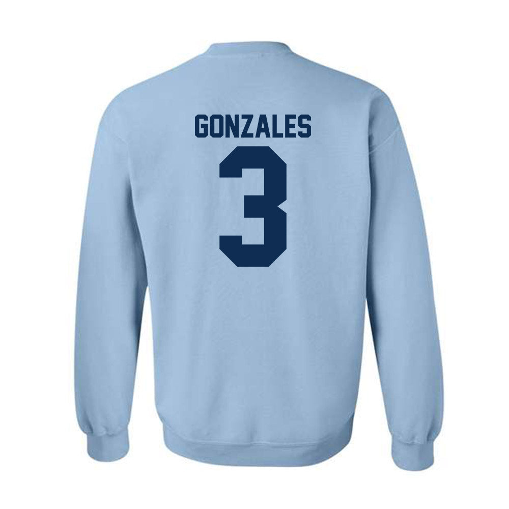 The Citadel - NCAA Men's Basketball : Marcos Gonzales - Classic Shersey Crewneck Sweatshirt-1