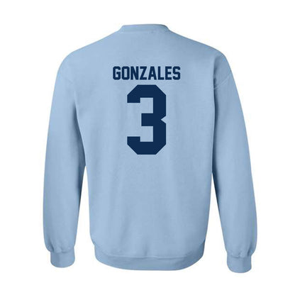 The Citadel - NCAA Men's Basketball : Marcos Gonzales - Classic Shersey Crewneck Sweatshirt-1