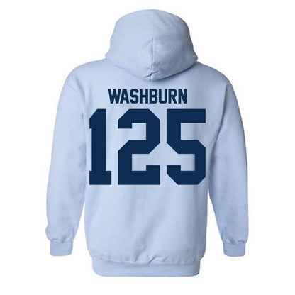 The Citadel - NCAA Wrestling : Tyler Washburn - Classic Shersey Hooded Sweatshirt-1