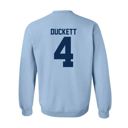 The Citadel - NCAA Football : Jaden Duckett - Classic Shersey Crewneck Sweatshirt-1