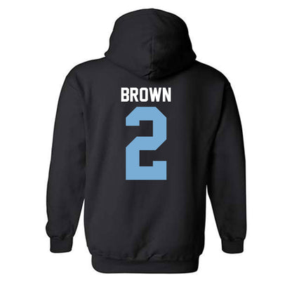 The Citadel - NCAA Football : Zyion Brown - Classic Shersey Hooded Sweatshirt-1