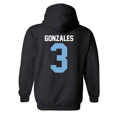 The Citadel - NCAA Men's Basketball : Marcos Gonzales - Classic Shersey Hooded Sweatshirt-1