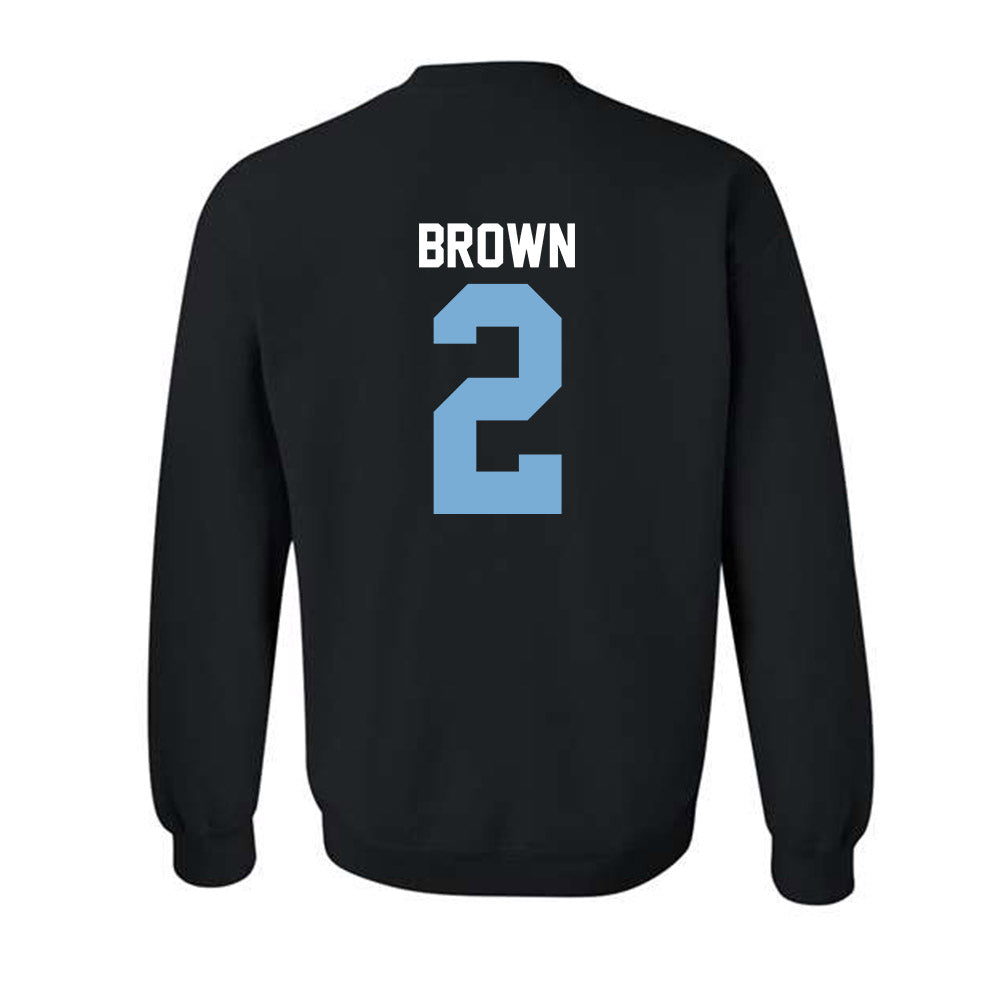 The Citadel - NCAA Football : Zyion Brown - Classic Shersey Crewneck Sweatshirt-1