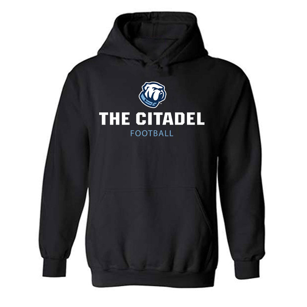 The Citadel - NCAA Football : Noah Lucas - Classic Shersey Hooded Sweatshirt-0