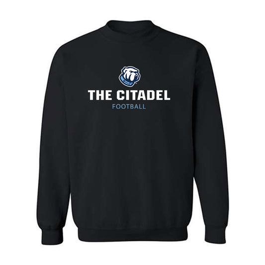The Citadel - NCAA Football : Evan Kiely - Classic Shersey Crewneck Sweatshirt-0