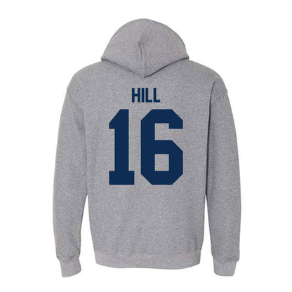 The Citadel - NCAA Football : Xavier Hill - Classic Shersey Hooded Sweatshirt-1
