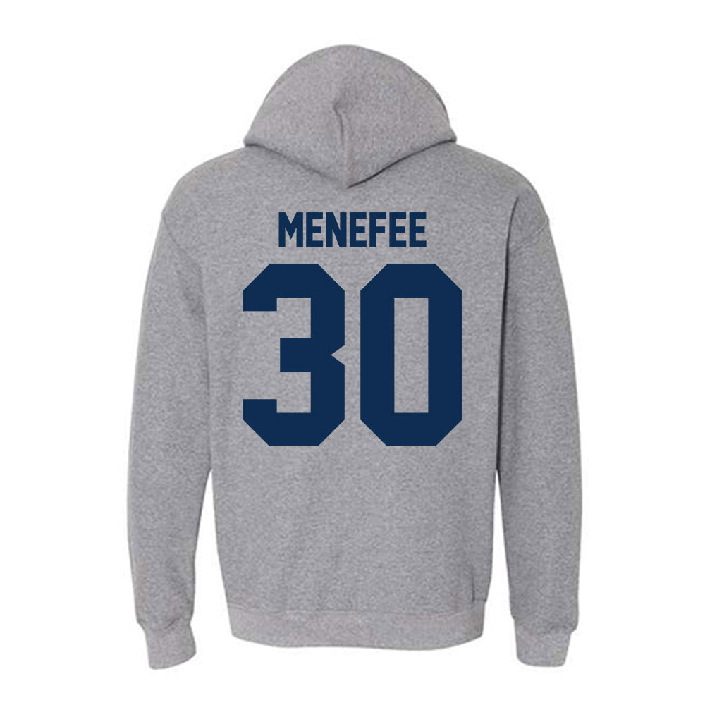 The Citadel - NCAA Men's Basketball : Logan Menefee - Classic Shersey Hooded Sweatshirt-1