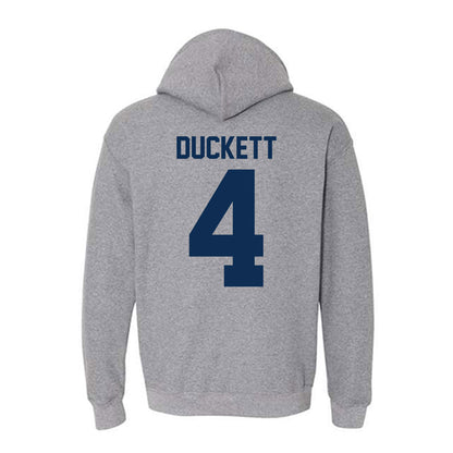 The Citadel - NCAA Football : Jaden Duckett - Classic Shersey Hooded Sweatshirt-1