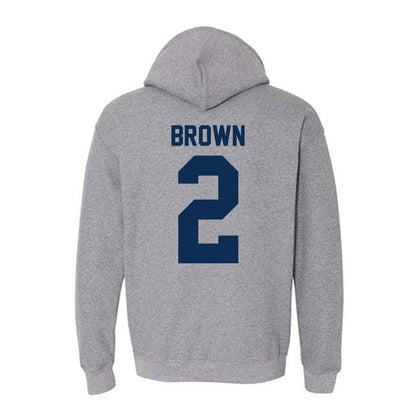 The Citadel - NCAA Football : Zyion Brown - Classic Shersey Hooded Sweatshirt-1