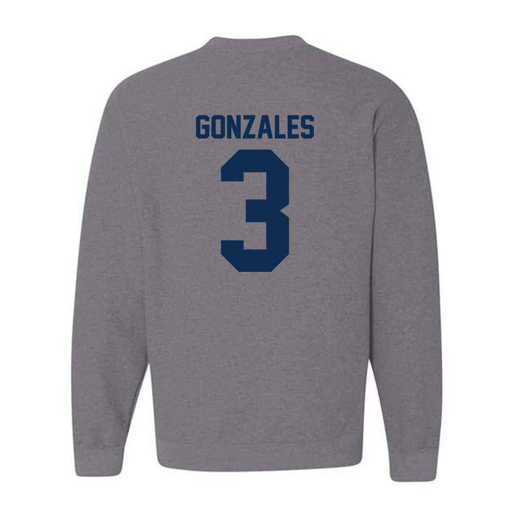 The Citadel - NCAA Men's Basketball : Marcos Gonzales - Classic Shersey Crewneck Sweatshirt-1