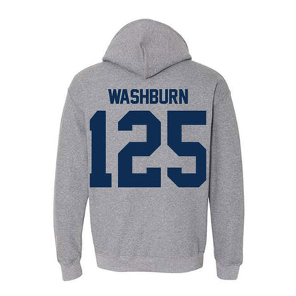 The Citadel - NCAA Wrestling : Tyler Washburn - Classic Shersey Hooded Sweatshirt-1