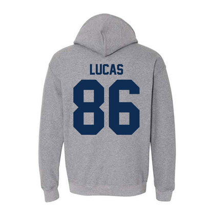 The Citadel - NCAA Football : Noah Lucas - Classic Shersey Hooded Sweatshirt-1