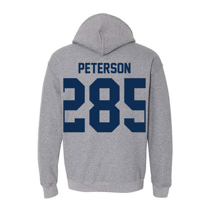 The Citadel - NCAA Wrestling : Lance Peterson - Classic Shersey Hooded Sweatshirt-1