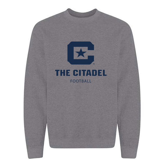 The Citadel - NCAA Football : Evan Kiely - Classic Shersey Crewneck Sweatshirt-0