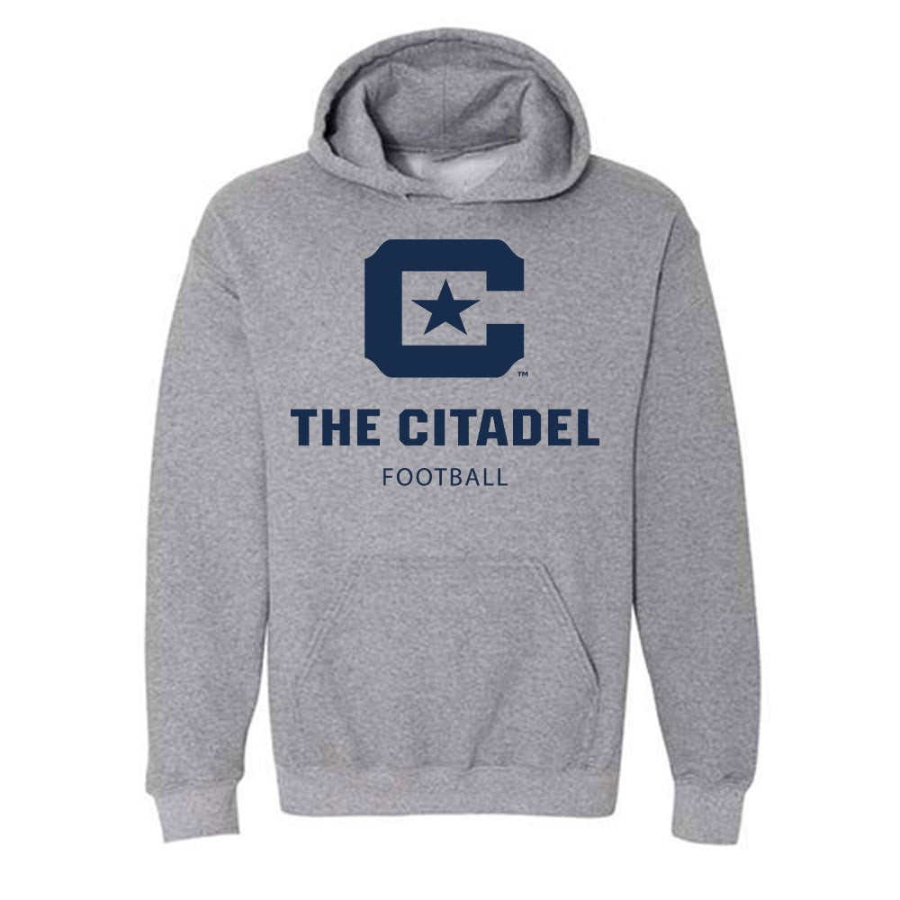 The Citadel - NCAA Football : Ismael Zamor - Classic Shersey Hooded Sweatshirt-0