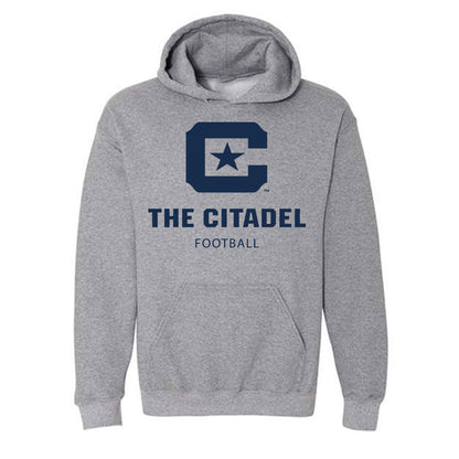 The Citadel - NCAA Football : Ismael Zamor - Classic Shersey Hooded Sweatshirt-0