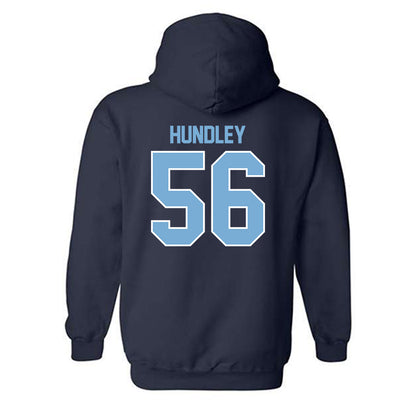 The Citadel - NCAA Football : Brock Hundley - Classic Fashion Shersey Hooded Sweatshirt-1