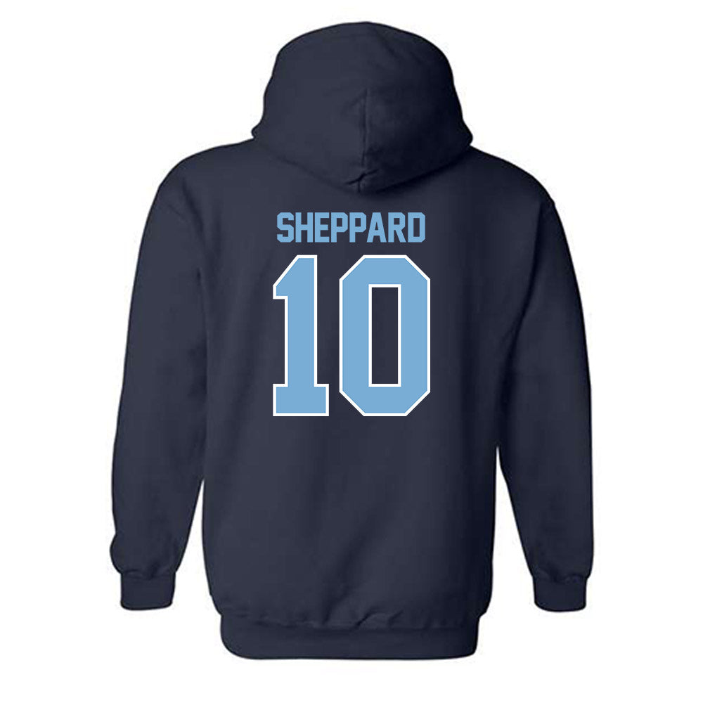 The Citadel - NCAA Football : DAngelo Sheppard - Classic Fashion Shersey Hooded Sweatshirt-1
