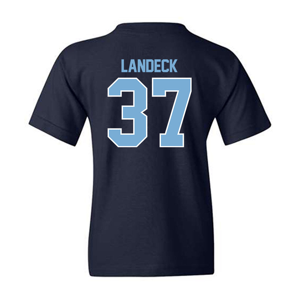 The Citadel - NCAA Baseball : Nathan Landeck - Classic Fashion Shersey Youth T-Shirt-1