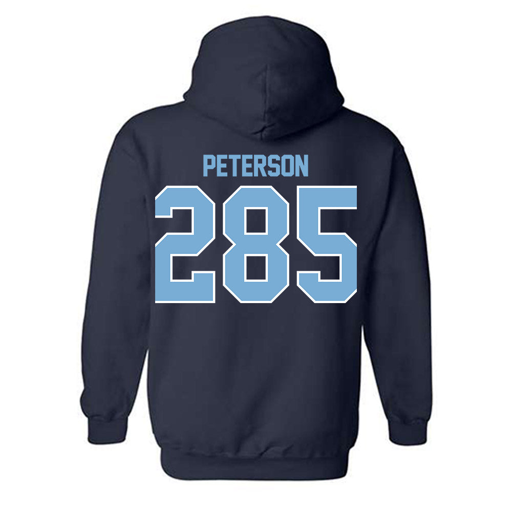 The Citadel - NCAA Wrestling : Lance Peterson - Classic Fashion Shersey Hooded Sweatshirt-1