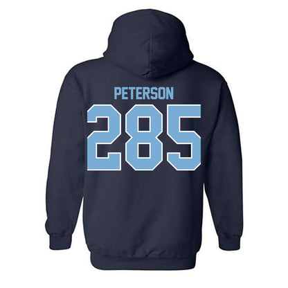 The Citadel - NCAA Wrestling : Lance Peterson - Classic Fashion Shersey Hooded Sweatshirt-1