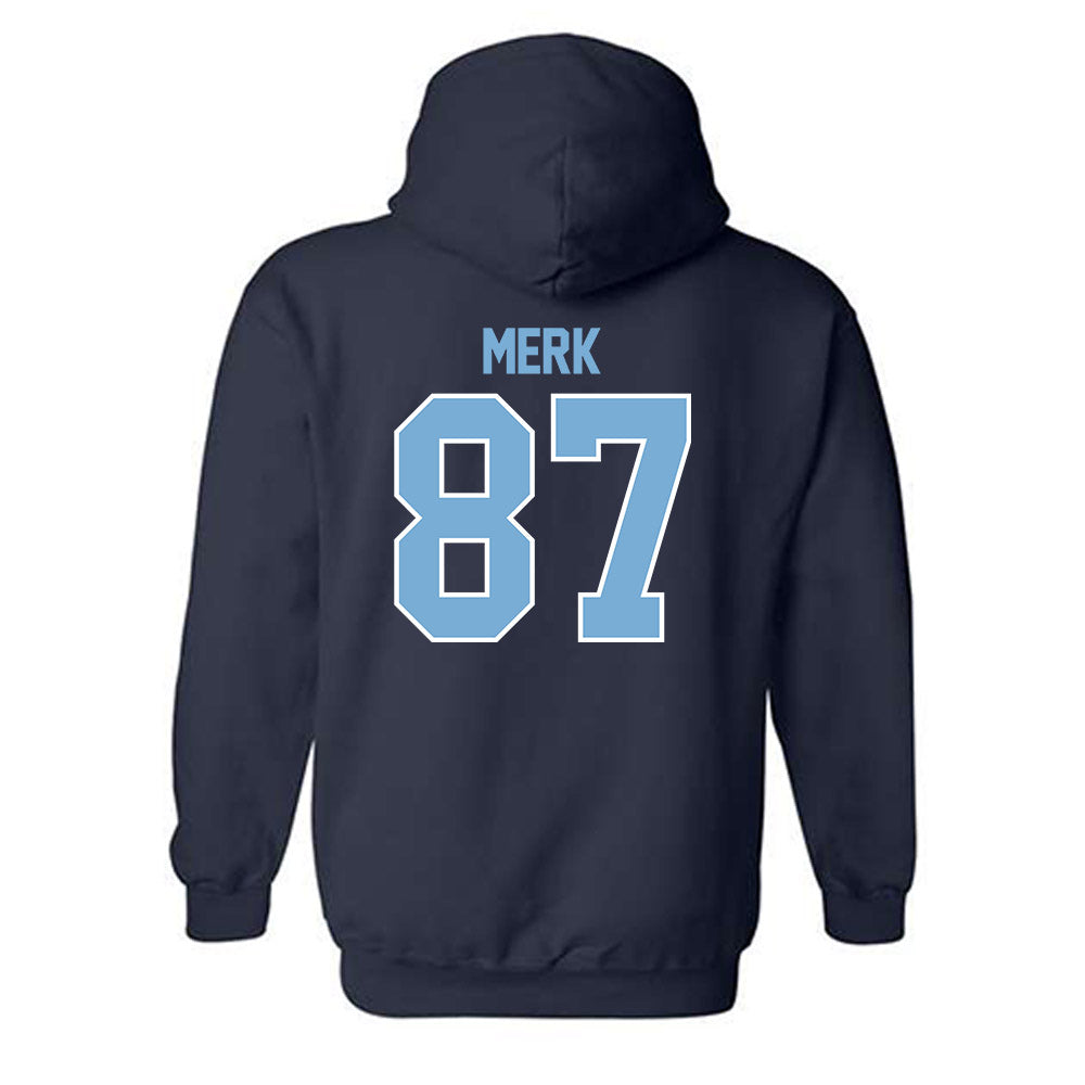 The Citadel - NCAA Football : Jared Merk - Classic Fashion Shersey Hooded Sweatshirt-1