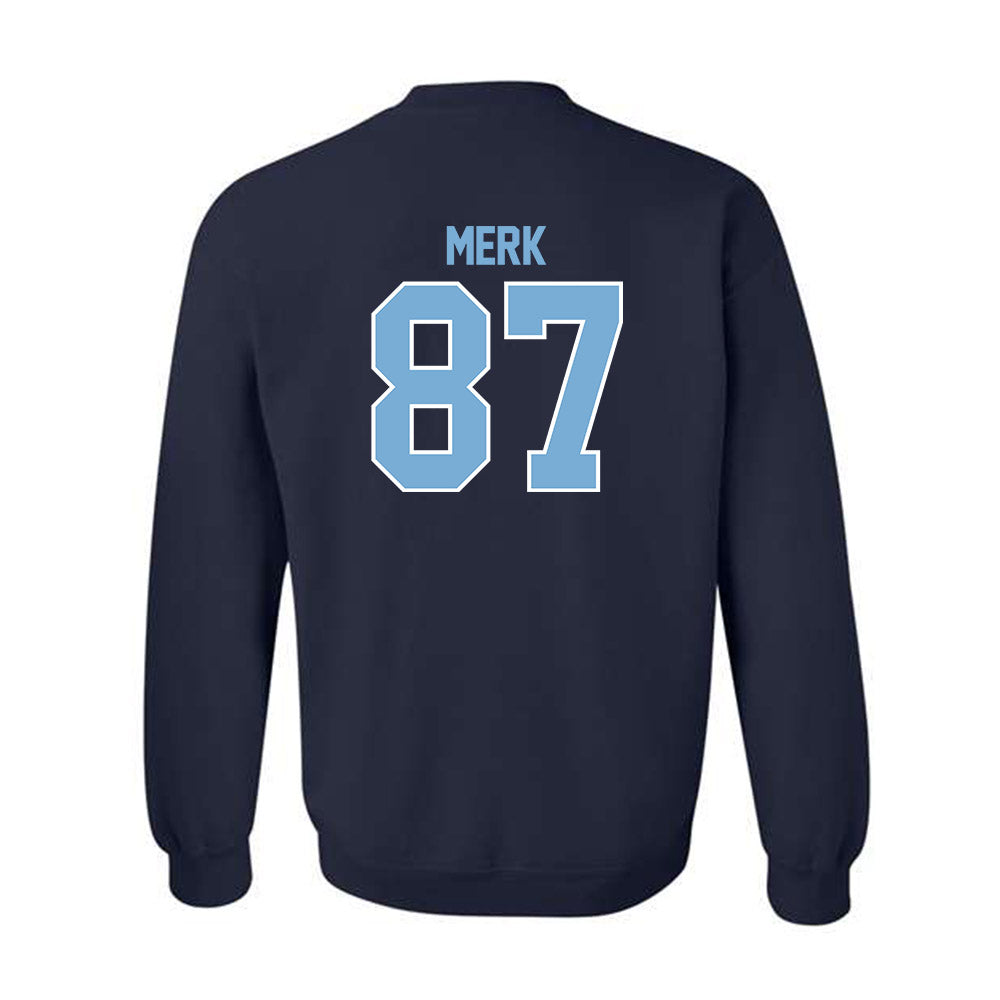 The Citadel - NCAA Football : Jared Merk - Classic Fashion Shersey Crewneck Sweatshirt-1