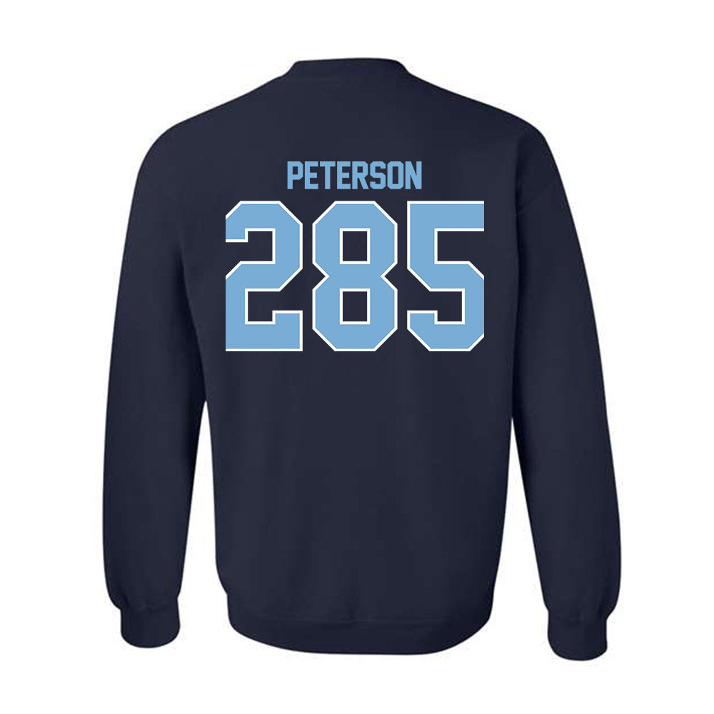The Citadel - NCAA Wrestling : Lance Peterson - Classic Fashion Shersey Crewneck Sweatshirt-1
