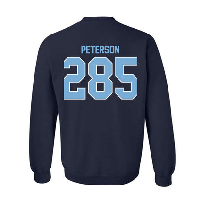 The Citadel - NCAA Wrestling : Lance Peterson - Classic Fashion Shersey Crewneck Sweatshirt-1