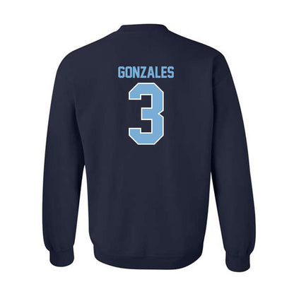 The Citadel - NCAA Men's Basketball : Marcos Gonzales - Classic Fashion Shersey Crewneck Sweatshirt-1