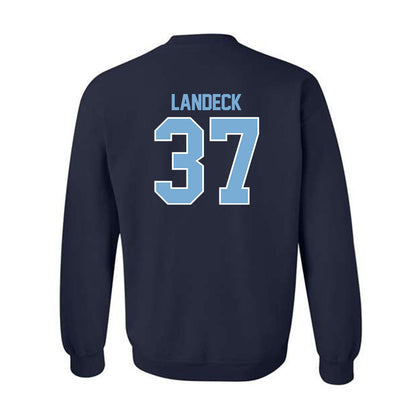 The Citadel - NCAA Baseball : Nathan Landeck - Classic Fashion Shersey Crewneck Sweatshirt-1